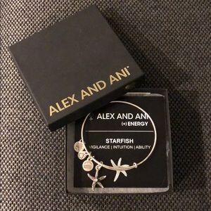 Alex and Ani Silver Starfish Bracelet